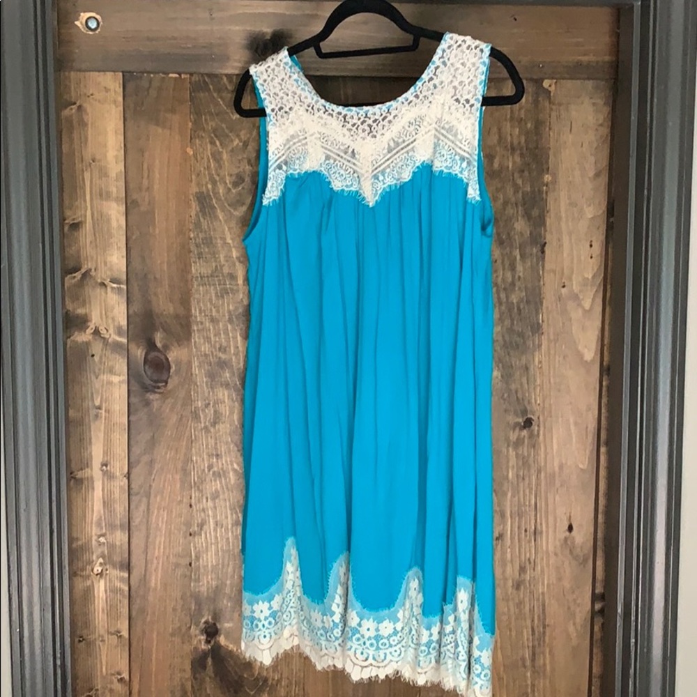 Teal Umgee dress